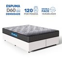 Ver imagem 3 de Cama Box com Colchão de Espuma D60 Double Face Guarda Costas Comfort Force Probel Queen 158cm