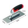 Desempenadeira Trapezio Aço Inox P/ Efeito Cimento Queimado Atlas - 4