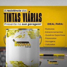 Tinta Viaria Base Solvente - Grafite - 3,6l - 3