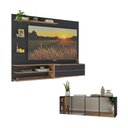Ver imagem 1 de Painel com Suporte para Tv até 65 Polegadas com Aparador 4 Portas com Espelho Multimóveis Mp1089