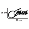 Escrita Jesus Aplique De Parede Em Mdf 6mm - 2