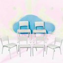Ver imagem 1 de Kit 6 Cadeiras Iso Infantil Escolar e Creche