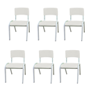 Ver imagem 2 de Kit 6 Cadeiras Iso Infantil Escolar e Creche