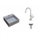 Ver imagem 2 de Kit Cuba Q355 Torneira 1198 Metal Válvula 1 Polegada Compace