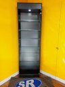 Ver imagem 2 de Prateleira Anitta Porta de Vidro Preto