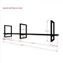 Ver imagem 5 de Prateleira Industrial Suspensa para Cozinha - MDF e Nicho Decorativo