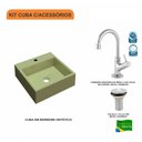 Ver imagem 3 de Kit Cuba Q355 Torneira 1198 Metal Válvula 1 Polegada Compace