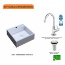 Ver imagem 3 de Kit Cuba Q355 Torneira 1198 Metal Válvula 1 Polegada Compace