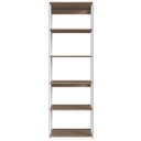 Ver imagem 1 de Guarda Roupa Closet Modulado 60x45x183cm com 6 Prateleiras ProDecor em MDP Montana e Branco