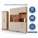 Ver imagem 6 de Kit Armário Multiuso Toronto + Armário de Cozinha Athenas 100% MDF Yescasa