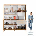Ver mais imagens de Kit Armário Multiuso Toronto + Armário de Cozinha Athenas 100% MDF Yescasa