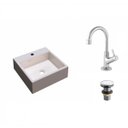 Ver imagem 2 de Kit Cuba Q355 Torneira 1198 Metal Válvula Click 1"g Compace