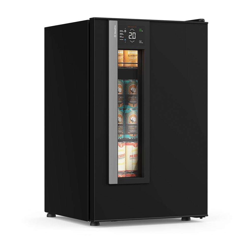 Cerverjeira Beer Maxx One Inverter 98l Porta Preto Onix Digital +2