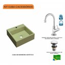 Ver imagem 3 de Kit Cuba Q355 Torneira 1198 Metal Válvula Click 1"G Compace