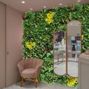 Ver imagem 1 de Painéis Decorativos de Folhagem Artificial 4,5m² Jardim Vertical Alta Cobertura com Proteção Uv