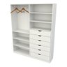 Armário Arara Gaveta Verônica 100% Mdf (quarto Sapato Roupa) VETORIAL MÓVEIS VERONICA Branco - 3