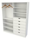 Ver imagem 3 de Armário Arara Gaveta Verônica 100% Mdf (quarto Sapato Roupa) VETORIAL MÓVEIS VERONICA Branco