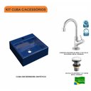 Ver imagem 3 de Kit Cuba Q355 com Torneira 1198 Metal e Válvula Click 1 1/2 Polegada Compace