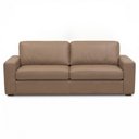 Ver imagem 4 de Sofá 3 Lugares Couro Duna Bege Legitimo 235cm Natural Premium Adel Dekorien