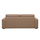 Ver imagem 6 de Sofá 3 Lugares Couro Duna Bege Legitimo 235cm Natural Premium Adel Dekorien