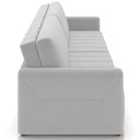 Ver imagem 6 de Sofá Cama Retrátil para Sala de Estar 220cm Porthos M03 Veludo Cinza - Lyam Decor