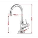 Ver imagem 6 de Kit Cuba Q355 com Torneira 1198 Metal 1/4 Volta Compace