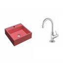 Ver imagem 2 de Kit Cuba Q355 com Torneira 1198 Metal 1/4 Volta Compace