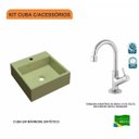 Ver imagem 3 de Kit Cuba Q355 com Torneira 1198 Metal 1/4 Volta Compace