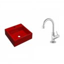 Ver imagem 2 de Kit Cuba Q355 com Torneira 1198 Metal 1/4 Volta Compace