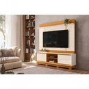 Ver imagem 6 de Estante Siena 2 Portas 1 Prateleira Cinamomo 183cm Off White Madetec