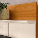 Ver imagem 2 de Estante Siena 2 Portas 1 Prateleira Cinamomo 183cm Off White Madetec