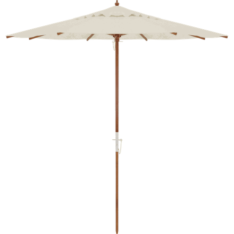 Ombrelone Treviso de Madeira e Poliéster 3,00m Bege Bel