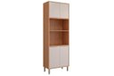 Ver imagem 1 de Paneleiro de Cozinha Esplêndida Torre Quente C/ 4 Portas 2 Fornos 70cm Freijo/off White - Mgm