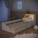 Ver imagem 3 de Cama Montessoriana Infantil Solteiro Lille CL1080 com Iluminação LED Branco - Art In Móveis