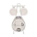 Ver imagem 3 de Conjunto 6 Xícaras de Café com Pires de Porcelana e Suporte Versa Branco-prata 90ml - Wolff