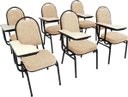 Ver imagem 1 de Kit com 6 Cadeiras para Auditórios Linha Hotel Bege
