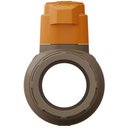Ver imagem 2 de Registro Esfera Compacto Soldável Pvc Marrom Canos e Tubos Água Fria de 2” Polegadas 60mm Tigre