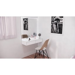 Bancada Penteadeira 2 gavetas 100% MDF - 1