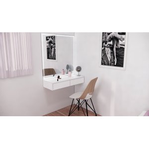 Bancada Penteadeira 2 gavetas 100% MDF