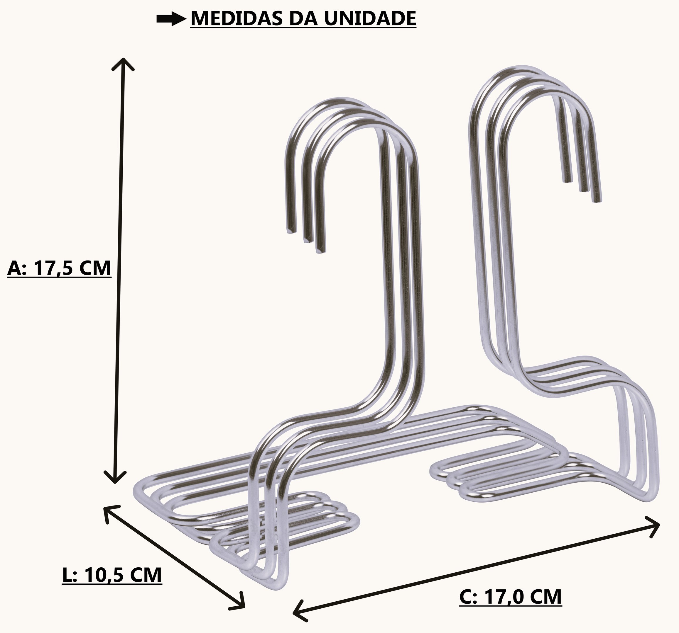 Sapateira Organizador de Armário para Calçados Tenis Sapato - Kit com 9 Unidades - 4