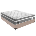 Ver imagem 1 de Cama Box Casal e Colchão Molas Ensacadas Berlim Probel:bege