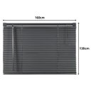 Ver imagem 2 de Cortina Persiana Horizontal Preto L=1,60m X A=1,30m Pvc + Broca Vídea Parede Concreto 6mm X 100mm