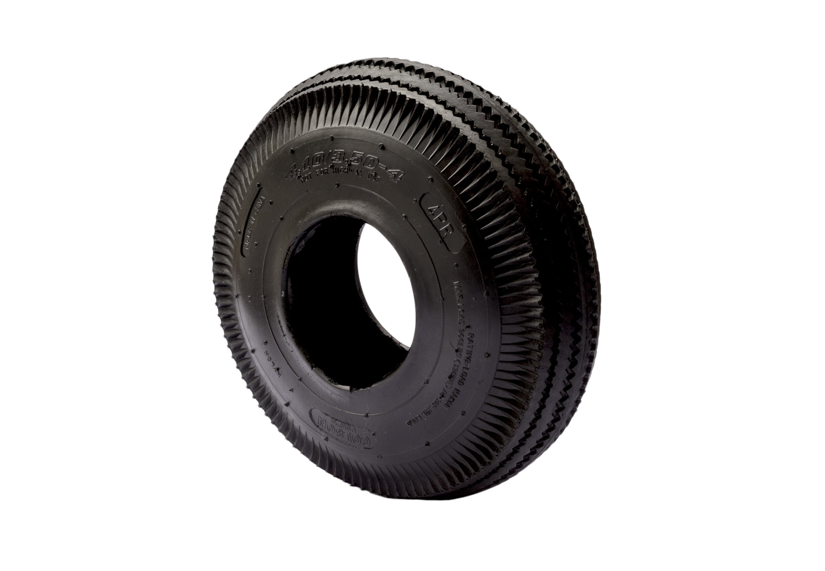 Ruote Per Carrello Giardino Pneumatico E Camera D'Aria 4.10/3.50-4 Per Carriole E Carrelli - Set Completo Camera Aria 10 Pollici - Foto 7
