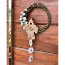 Ver imagem 4 de Enfeite de Porta de Entrada Guirlanda de Flores Brancas