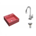 Ver imagem 2 de Kit Cuba Q355 Torneira Luxo 1195 Válvula 1 Polegada Compace