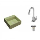 Ver imagem 2 de Kit Cuba Q355 Torneira Luxo 1195 Válvula 1 Polegada Compace