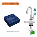 Ver imagem 3 de Kit Cuba Q355 Torneira Luxo 1195 Válvula Click 1 Polegada B Compace