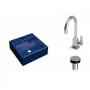 Ver imagem 2 de Kit Cuba Q355 Torneira Luxo 1195 Válvula Click 1 Polegada B Compace