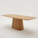 Ver mais imagens de Conjunto Mesa de Jantar Orgânica 180cm com 6 Cadeiras Estofadas Gaia Yescasa