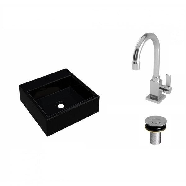 Kit Cuba Q355 Torneira Luxo 1195 Válvula Click 1 Polegada B Compace - 2